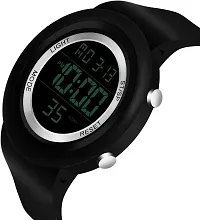 Black Round Digital Sports Watch For Boys, Waterproof Best Selling NEW ARRIVAL Latest Digital Watch Trending Sports Watch For Gents/Men/Boy/Girl/Kids-thumb2