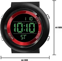 Black Round Digital Sports Watch For Boys, Waterproof Best Selling NEW ARRIVAL Latest Digital Watch Trending Sports Watch For Gents/Men/Boy/Girl/Kids-thumb1