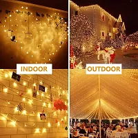 Premium 42 bulb PIXEL LED 12 Meter (40 FEET) String Lights for Decoration, Waterproof Indoor Outdoor Fairy Lights for Patio Wall Party Wedding Diwali Christmas Decoration Lights ( WARM WHITE )-thumb3