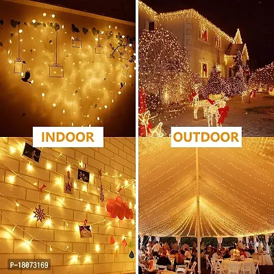 Premium 42 bulb PIXEL LED 12 Meter (40 FEET) String Lights for Decoration, Waterproof Indoor Outdoor Fairy Lights for Patio Wall Party Wedding Diwali Christmas Decoration Lights ( WARM WHITE )-thumb4
