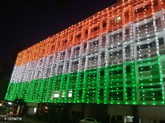 12M 40Feet Pixel Led Light 40 Per More Brighter For 15 August Republic Day Festival Color Orange White Green 42 Bulb Pixel Led