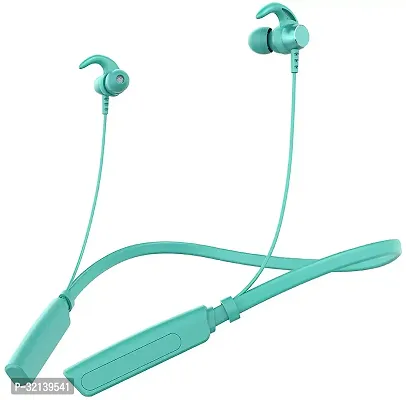 Wireless B235 Blast Sound Quick Charge Bluetooth Neckband Super Sound W38 Bluetooth Headset (Green, In the Ear)-thumb0