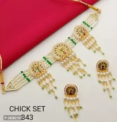 Stylish  Brass  Jewellery Set For Women-thumb0