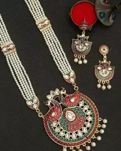 Women Brass Jewellery Set 