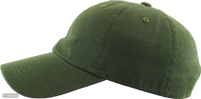 VEERUS Baseball Cap for Men  Women Olive Green Pack of 1-thumb3