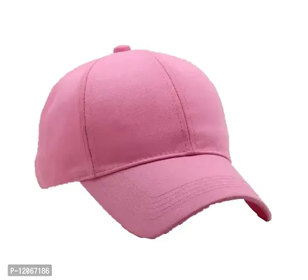 VEERUS Unisex Pink Baseball Cap for Men & Women