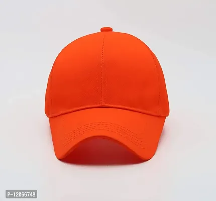 VEERUS Unisex Orange Baseball Cap for Men  Women-thumb3