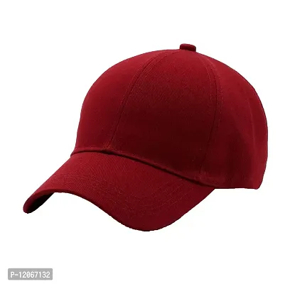 VEERUS Unisex Marron Baseball Cap for Men  Women