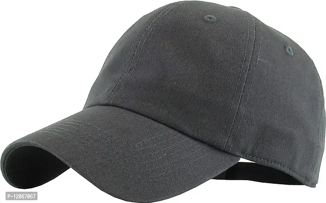 VEERUS Unisex Grey Baseball Cap for Men  Women