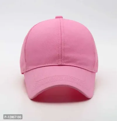 VEERUS Unisex Pink Baseball Cap for Men & Women-thumb3