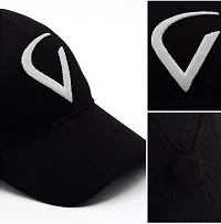 VEERUS Virat Baseball Cap for Men & Women Pack of 1(Black)-thumb1