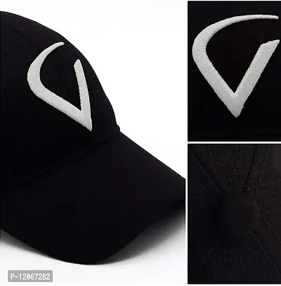 VEERUS Virat Baseball Cap for Men & Women Pack of 1(Black)-thumb2