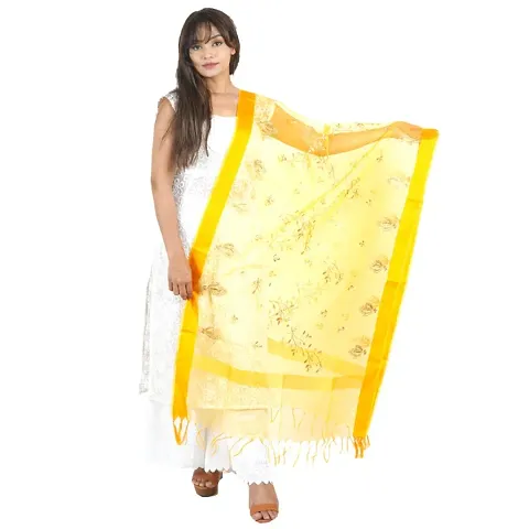 Classic Banarasi Silk Embroidered Dupattas for Women