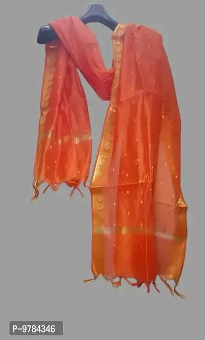 Banarasi Silk Zari Booti Dupatta-thumb0