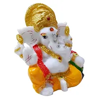 Classic Lord Ganesha Ji Ganesh Ganpati Car Dashboard Idol Figurine | Car Dashboard Decorative Showpiece | Figurines And Idols For Car Decoration | Showpieces For Deacute;cor-thumb2