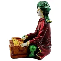 KARIGAARI - Ideas Hand Crafted Poly Resine Rajasthani Men Idol for Home Decorative Showpiece (KK0621)-thumb4