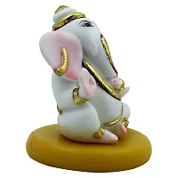 KARIGAARI - Ideas Hand Crafted White Lord Ganesh for Home d?cor-thumb2