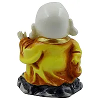 KARIGAARI - Ideas Hand Crafted Poly Resine Laughing Buddha Idol Showpiece for Home Decoration and Gifting (KK0627)-thumb3