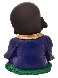 Classic Handcrafted Resine Little Thinking Resting Buddha Showpiece | Buddha Idols For Home Deacute;cor-thumb4