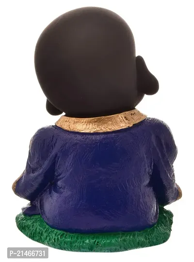 Classic Handcrafted Resine Little Thinking Resting Buddha Showpiece | Buddha Idols For Home Deacute;cor-thumb5