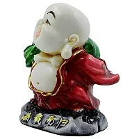 KARIGAARI - Ideas Hand Crafted Poly Resine Laughing Buddha Statue for Home Decoration and Gifting (KK0633)-thumb4