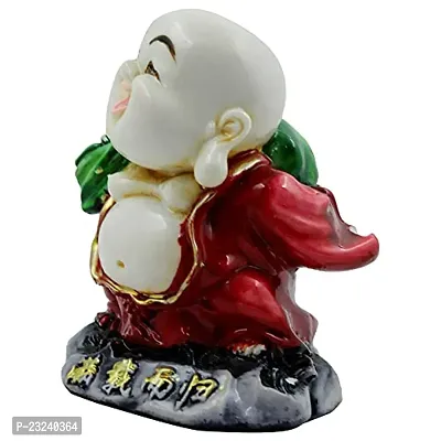 KARIGAARI - Ideas Hand Crafted Poly Resine Laughing Buddha Statue for Home Decoration and Gifting (KK0633)-thumb5