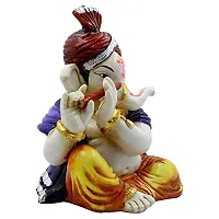 KARIGAARI - Ideas Hand Crafted Poly Resine Lord Ganesha Statue for Home Decor (KK0601)-thumb2