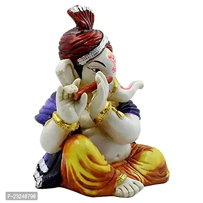 KARIGAARI - Ideas Hand Crafted Poly Resine Lord Ganesha Statue for Home Decor (KK0601)-thumb3