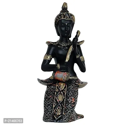 Classic Ideas Hand Crafted Polyresin Krishna Playing Violin Showpiece Home Deacute;cor/Living Room/Bedroom/Office Deacute;cor/Car Dashboard,Black-thumb3