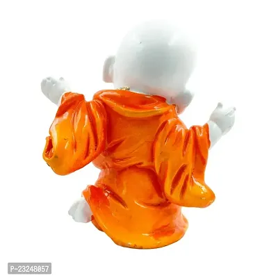 Karigaari India Polyresine Polyresin Dancing Buddha Idol Statue Showpiece for HomeDecor Decoration Gift Gifting Items-thumb4