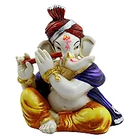 KARIGAARI - Ideas Hand Crafted Poly Resine Lord Ganesha Statue for Home Decor (KK0601)-thumb1