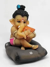 Generic Bal Ganpati Resin Idol Showpieces (3 X 3) Inch(Nannan)(Nannan)-thumb2