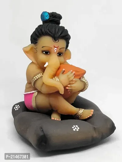 Generic Bal Ganpati Resin Idol Showpieces (3 X 3) Inch(Nannan)(Nannan)-thumb3