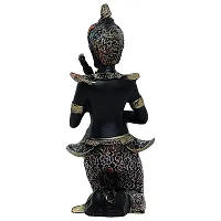 Classic Ideas Hand Crafted Polyresin Krishna Playing Violin Showpiece Home Deacute;cor/Living Room/Bedroom/Office Deacute;cor/Car Dashboard,Black-thumb4