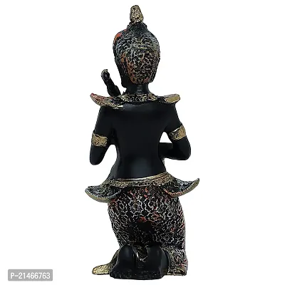 Classic Ideas Hand Crafted Polyresin Krishna Playing Violin Showpiece Home Deacute;cor/Living Room/Bedroom/Office Deacute;cor/Car Dashboard,Black-thumb5