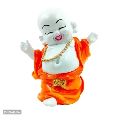 Karigaari India Polyresine Polyresin Dancing Buddha Idol Statue Showpiece for HomeDecor Decoration Gift Gifting Items