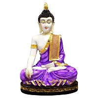 Classic Handcrafted Resine Meditating Buddha Showpiece | Buddha Idols For Home Decor-thumb2