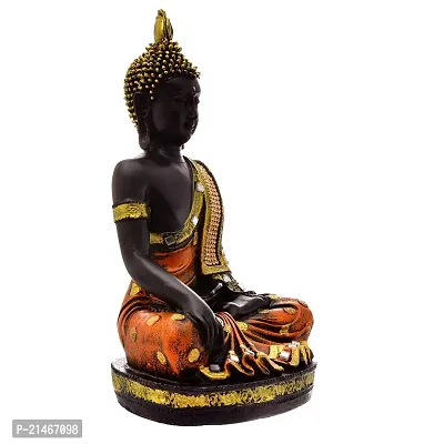 Classic Handcrafted Resine Meditating Buddha Showpiece | Buddha Idols For Home Decor-thumb4