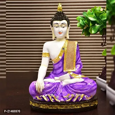 Classic Handcrafted Resine Meditating Buddha Showpiece | Buddha Idols For Home Decor-thumb2