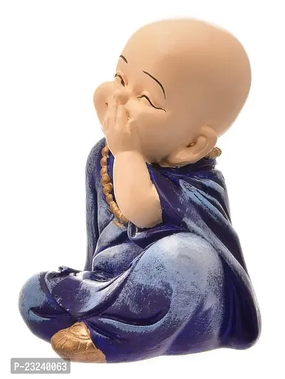 Karigaari India Buddha Showpiece in a Happy Smiling Posture I Buddha Idol for Home D?cor I Buddha Showpieces I Best Tiny Buddha Idols-thumb4