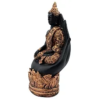 KARIGAARI - Ideas Hand Crafted Poly Resine Lord Buddha Palm Statue (KK0579)-thumb4