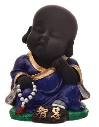 Classic Handcrafted Resine Little Thinking Resting Buddha Showpiece | Buddha Idols For Home Deacute;cor-thumb1