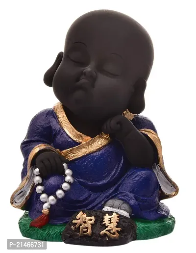 Classic Handcrafted Resine Little Thinking Resting Buddha Showpiece | Buddha Idols For Home Deacute;cor-thumb2