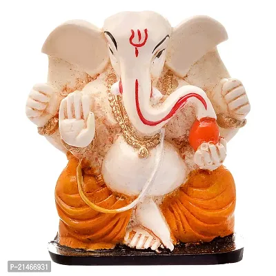 Classic Handcrafted Polyresin Eco Friendly Lord Ganesha Ganpati Idol Figurine | Lord Ganesha Statue For Home Decoration (Multicolor)-thumb4