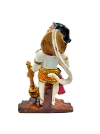 Karigaari India Polyresine Standing Hanuman Showpiece for Car Dashboard I Hanumaji Murti  Idol for Car I Balaji I Bajrangbali-thumb3