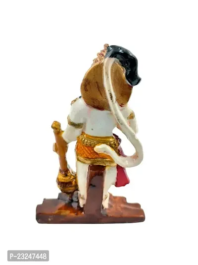 Karigaari India Polyresine Standing Hanuman Showpiece for Car Dashboard I Hanumaji Murti  Idol for Car I Balaji I Bajrangbali-thumb4