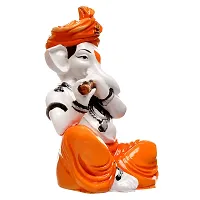 Classic ClassicPolyresine Multicolor Ganesha Playing Basuri-thumb4