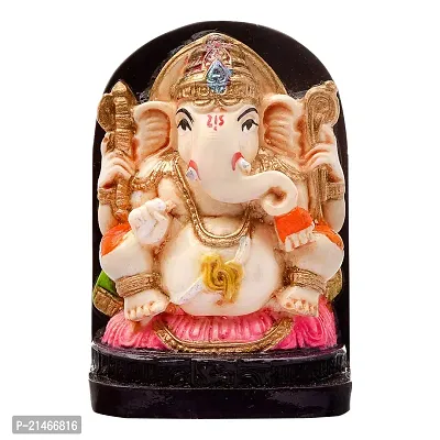 Classic Handcrafted Polyresin Eco Friendly Lord Ganesha Ganpati Idol Figurine | Lord Ganesha Statue For Home Decoration (Multicolor)-thumb4