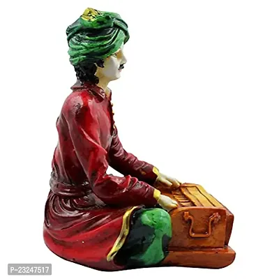 KARIGAARI - Ideas Hand Crafted Poly Resine Rajasthani Men Idol for Home Decorative Showpiece (KK0621)-thumb3