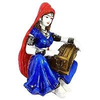 Classic Rajasthani Lady Playing Harmony-thumb3